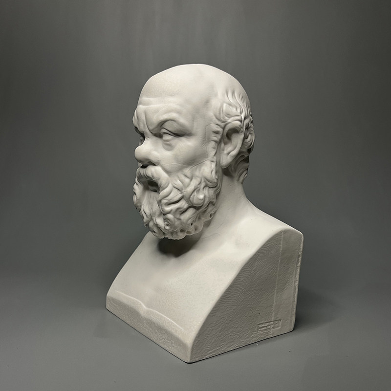 苏格拉底胸像石膏雕塑装饰高级艺术摆件美术素描教具夜市摆摊礼品,家居饰品,装饰摆件,淘宝优惠券,粉丝福利购,淘宝优惠卷