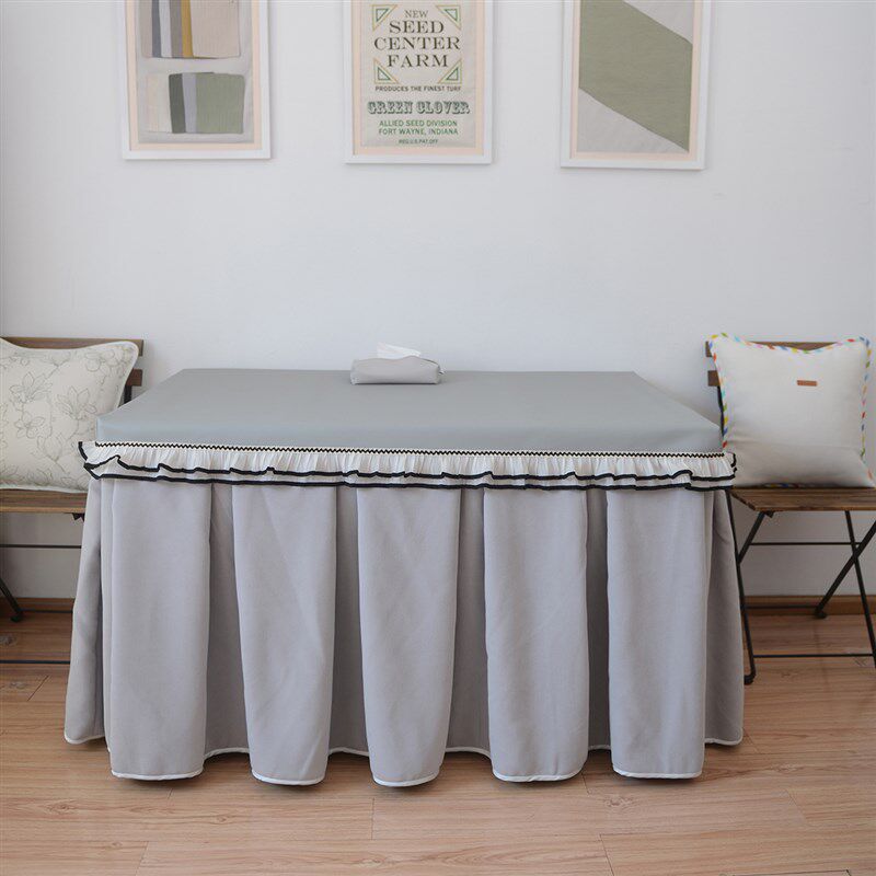 冬季防油防水纯色奶油风保暖加绒纯灰色烤火罩电炉罩电取暖桌罩,居家布艺,烤火罩,淘宝优惠券,粉丝福利购,淘宝优惠卷