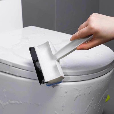 Glass Cleaning Brush, Bathroom Mirror Cleaner, Mini Desktop
