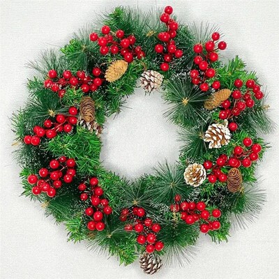 20/1pcs Artificial Red Berries 14 Head Fake Holly Berry Bran