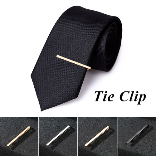 Simple Fashion Tie Clips MenS Metal Necktie Daily Business