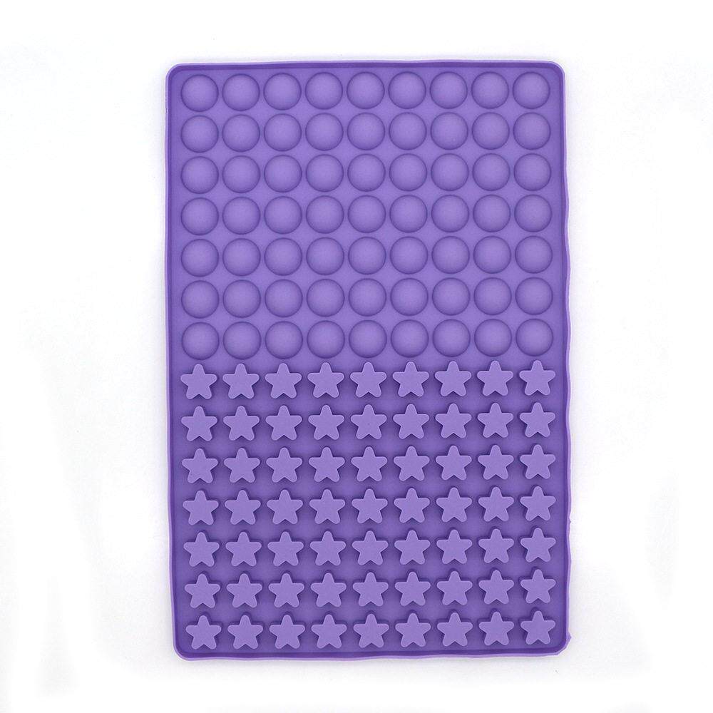 新款现货立体迷你宠物饼干硅胶模骨头心形烘焙蛋糕模饼干模具