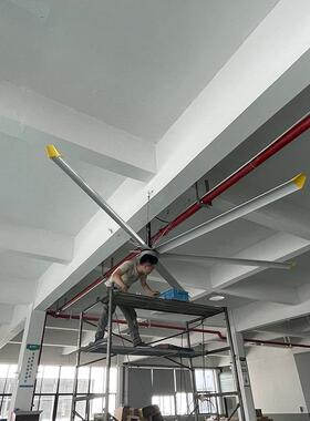 通工业节能风扇仓库工厂车间降米温设风备77RYN3.米大型工业大吊