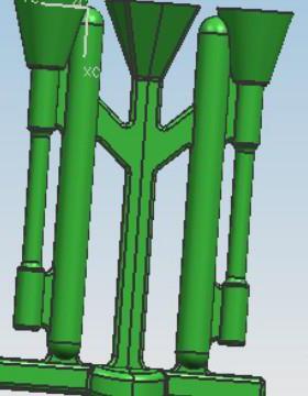 标HB9航6-2铝001现货合金拉伸试棒模，47116试2样棒模，拉力实验