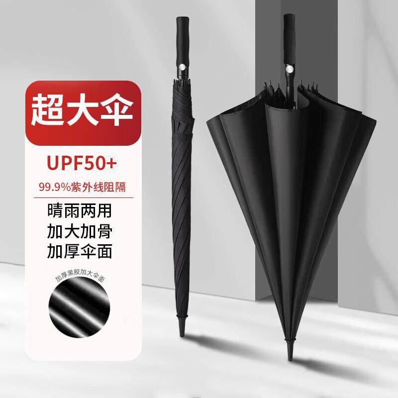 时尚长柄伞雨伞超大加厚遮阳伞挡风商务专用防风伞定制太阳伞