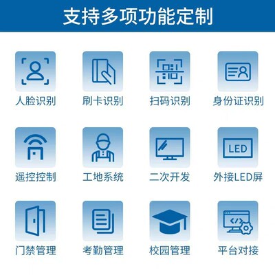 小区体写字楼人脸识别人行通道闸机摆闸翼闸三闸辊工地IBF考勤一