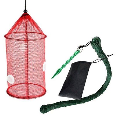 Fishing Baits Trap Braided Fishing Net for Shrimp Minnows