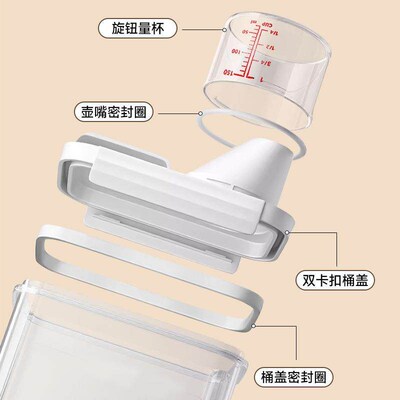 Kitchen Airtight Containers, Home Rice Storage Bin, Insect a