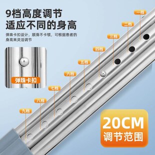 Thickened aluminum alloy crutches with spring crutches