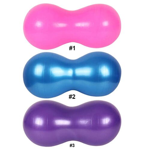 Peanut Ball Anti Burst Exercise Ball Multi-Function PVC Fitn