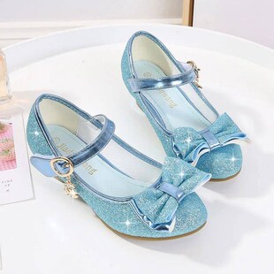 Girls Sandals Rhinestone Butterfly Latin Dance Kids Shoes Ch