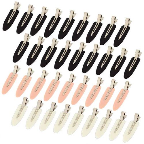 10pcs/set No Crease Basic Hair Clips For Women Girls Hair St