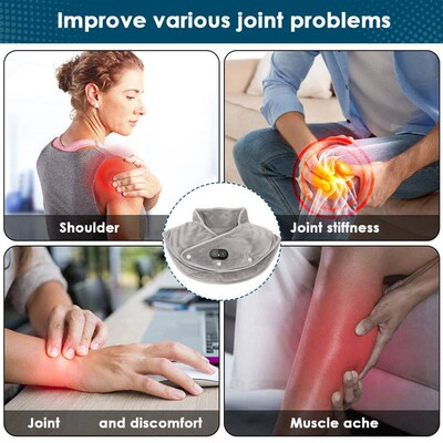 Electric Heating Shoulder Neck Pad Warm Back Brace Hot Compr