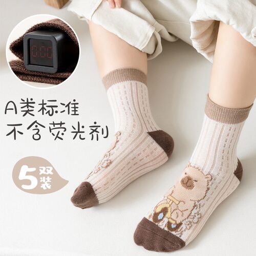 Childrens Socks Spring And Summer Thin Breathable Cartoon K