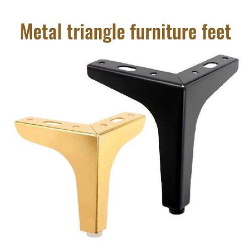 4 Pcs Table Feet Iron Furniture Legs Strong Load-bearing