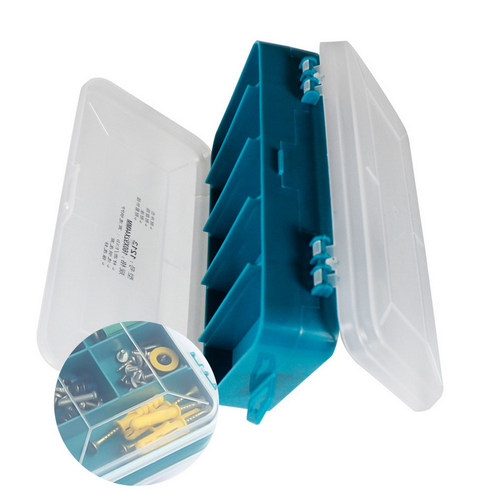 13 Grids Tool Boxes Portable Transparent Tools Case Screws S