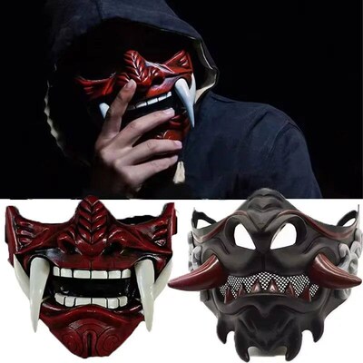 Halloween Japanee Samurai Ghot Devil Mak Halloween Devil War