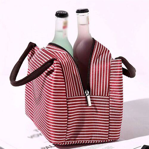Lunch Bag Handle Inulation Cooler Bag For Women Kid Lunch Bo