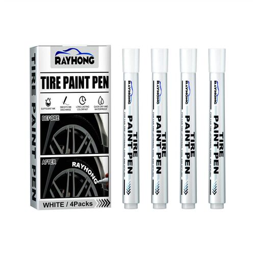 Rayhong Tire Paint Pen, Car Tire Lettering Pen for Decoratio