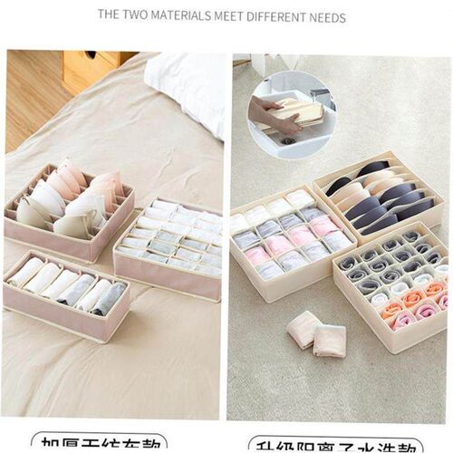 foldable underwear socks drawer Bra organizer storage box