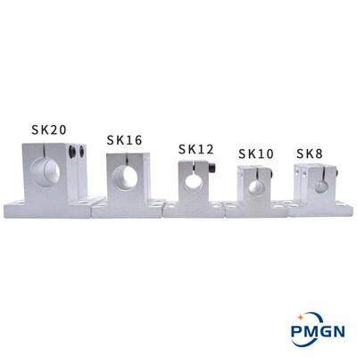 2/4pcs Sk8 Sk10 Sk12 Sk16 Sk20 Sk25 Sk30 8mm Linear Bearing