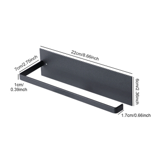 Hooks Kitchen Storage Paper Gadget Holder Organizer Towel