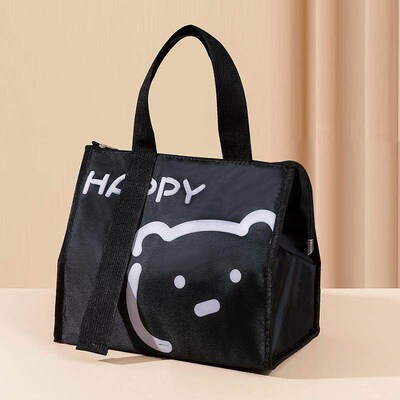 Portable Waterproof Lunch Bag, Student Insulated Lunch Box,
