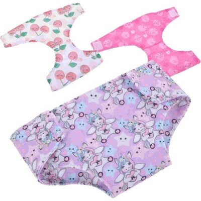 3 Pcs Pretend Girl Toy for Girls Panties Accessory Cloth