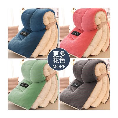 Super warm winter flannel quilt comforter blanket bed duvet