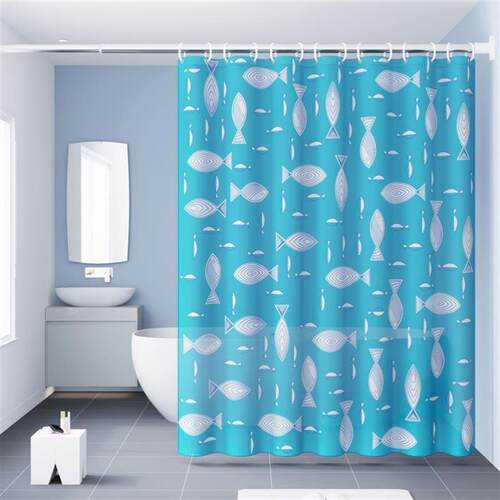 Waterproof bathroom shower curtain shading curtain all warm