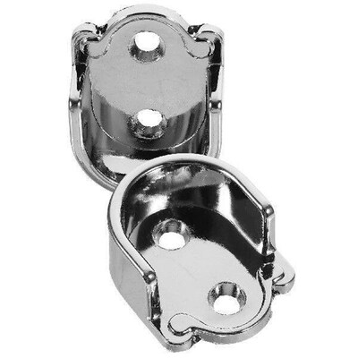 2 Pcs Curtains Rods Tube Holder Window Socket Shower Pole