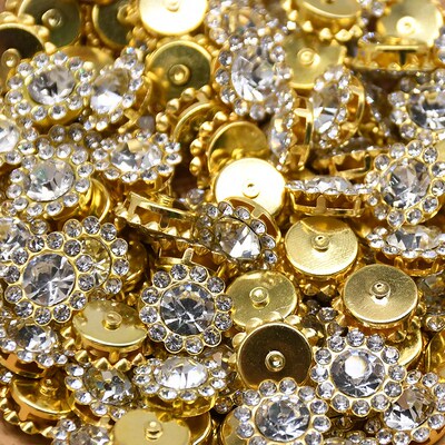 100 Claw Cup Glass Rhinestones Strass Shiny Crystals Stones