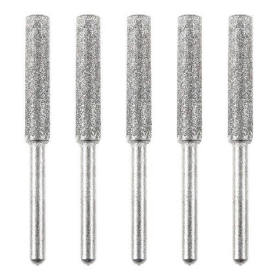 5 PCS Diamond Coated Cylinder Head Grinding Burr Drill Bit