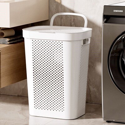 Bathroom laundry basket Plastic Dirty clothes basket