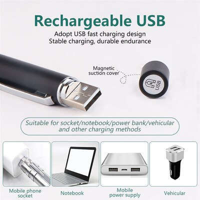 USB Rechargeable Medical Handy Pen Light Mini Nursing Flashl