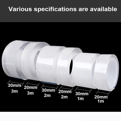 1-10M Nano Double Sided Tape Heavy Duty Transparent Adhesive