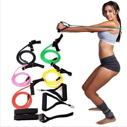 Yoga Fitness Expander Pull Rope Exercise Tube Workout Bands