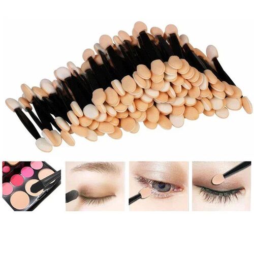 30/50/100pcs Disposable Eye Shadow Brushes Beauty Makeup