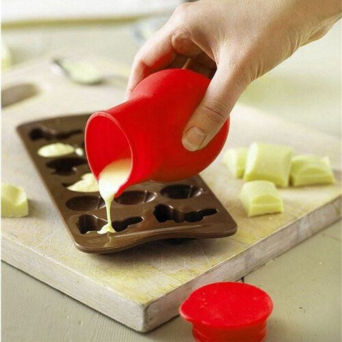 Silicone Chocolate Jar Melting Cup DispenserChocolate Jar Me
