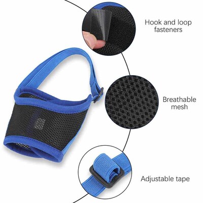 Pet Dog Muzzles Anti Barking Bite Adjustable Breathable Soft