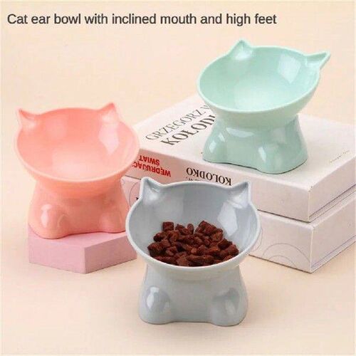 Anti-tip Pet Bowl Cute Bevel Safety Material High Quality