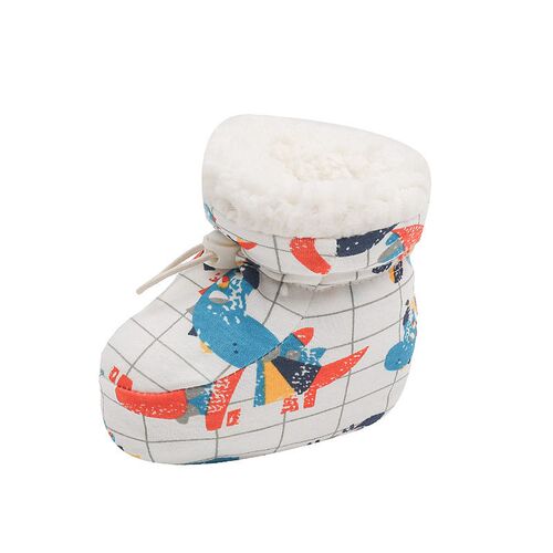 Baby Cotton Shoes With Soft Soles And Thick Velvet Foot Prot