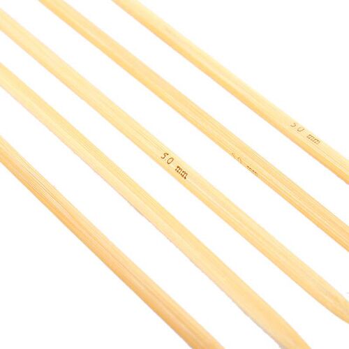 2-5mm 5Pcs/Set Knitting Needles Double Pointed Bamboo Croche