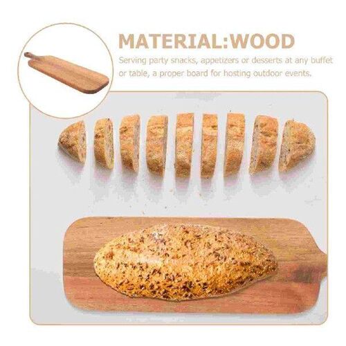 Long-handled Acacia Wood Cutting Board Solid Household