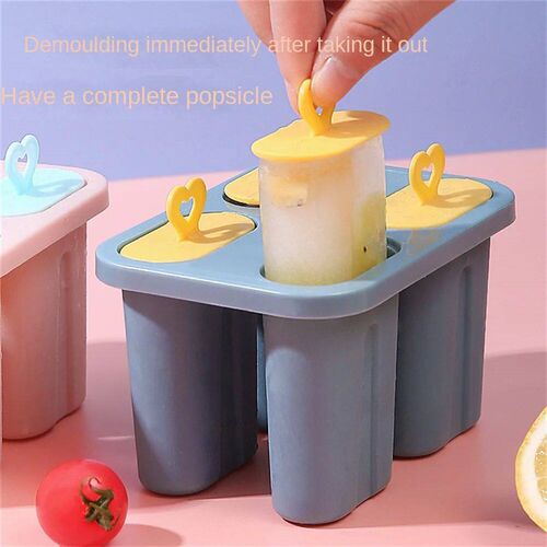 Ice Cream Mold 4 Ice Popsicle Mold Set Popsicle Ice Cream Mo
