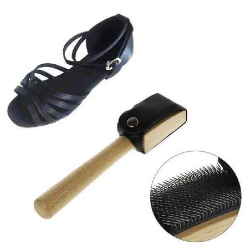 1/3PCS Wood Handle Ballroom Suede Soles Latin Salsa Dance