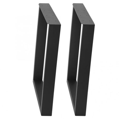 2PCS Table Legs Brackets Steel Industrial Desk Leg for Home