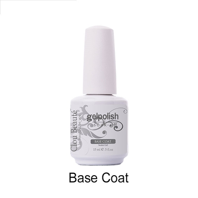 No Wipe Top Coat Base Coat Primer UV Gel Nail Art Tips