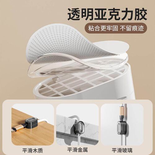 Magnetic Cable Organizer, Desktop Data Cable Management, Wir