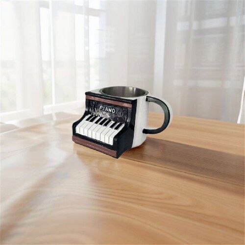 Stainless Steel Musical Instrument Coffee Mug Ornament